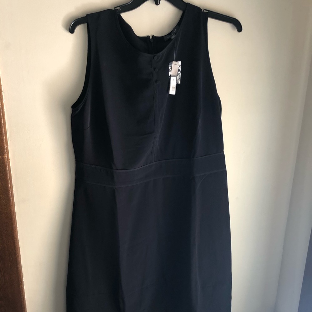 NWT The Limited- Gray satin-look A-line dress
